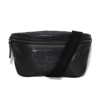 GUCCI Sling bag 233269 GG Imprime Canvas (PVC coating) black Logo embossing GG imprime belt bag