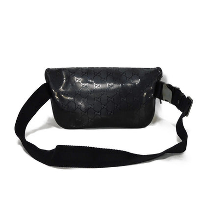 GUCCI Sling bag 233269 GG Imprime Canvas (PVC coating) black Logo embossing GG imprime belt bag