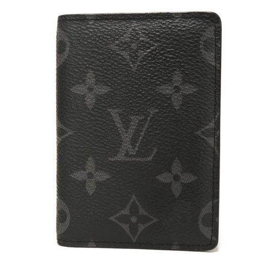 LOUIS VUITTON Card Case M61696 leather Noir Monogram Eclipse Organizer De Poch