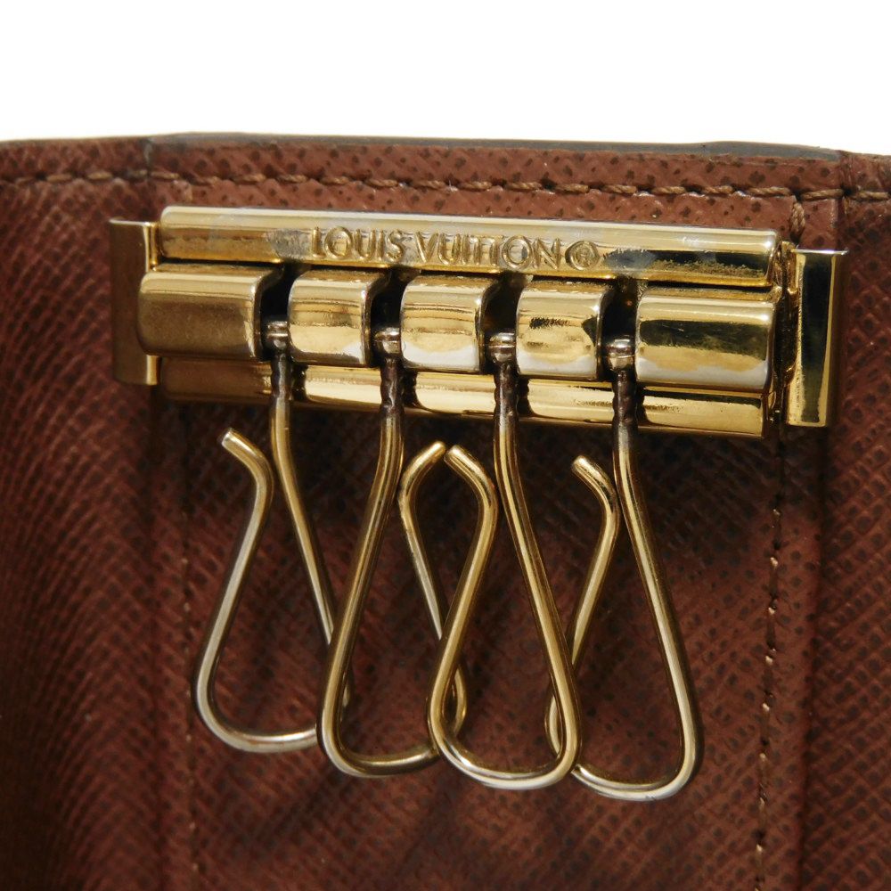 LOUIS VUITTON Key case Key holder  M69517 leather Armagnac Monogram Multicles 4