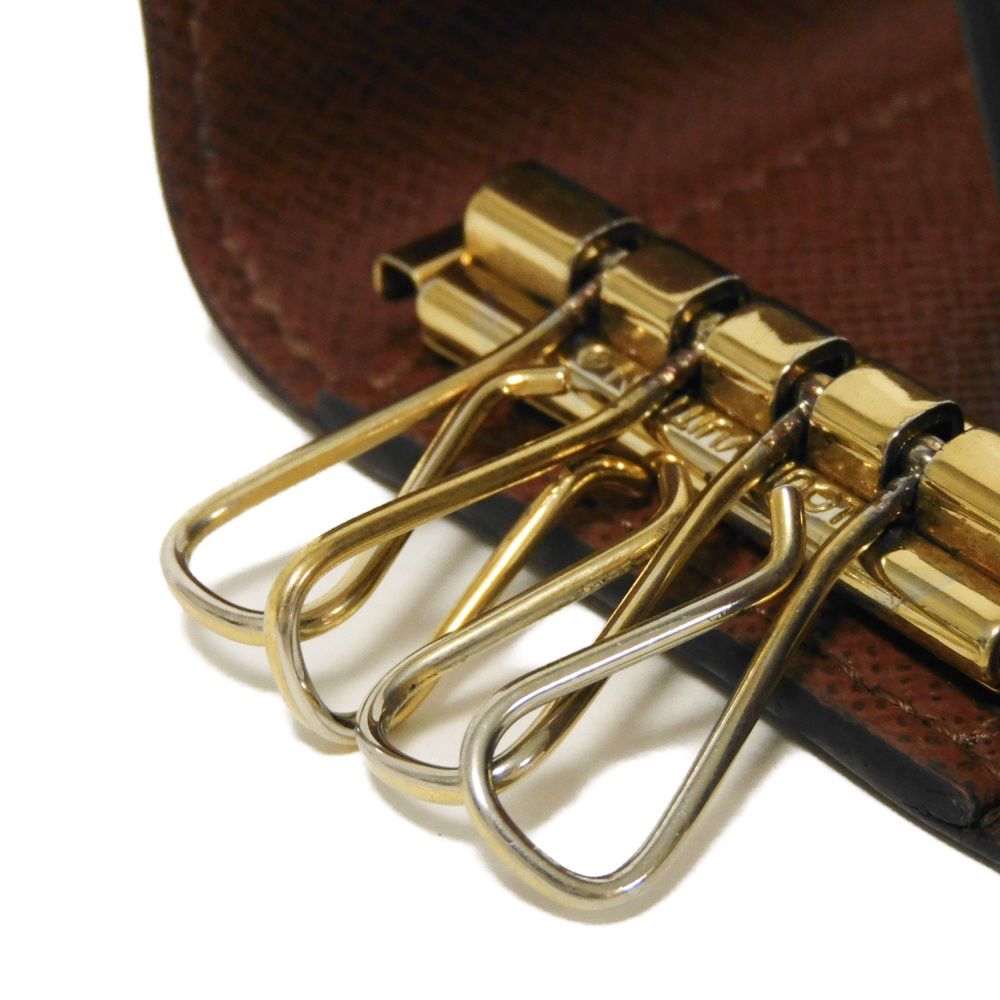 LOUIS VUITTON Key case Key holder  M69517 leather Armagnac Monogram Multicles 4