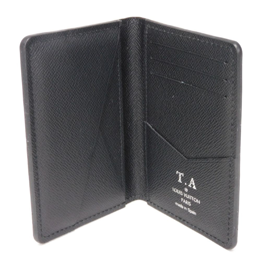 LOUIS VUITTON Card Case M60642 Epi Leatherx grained leather (embossed) Noir Epi Organizer De Poch