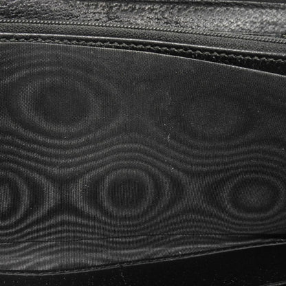 GUCCI Long Wallet Purse 435298 DJ21T 1060 Calf leather (embossed) black Logo embossing Agora Zip Around Wallet