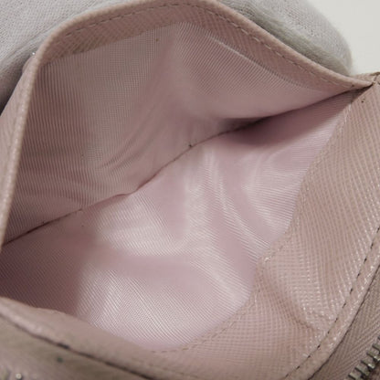 PRADA Coin case 1PP122 Safiano leather (stamped) pink Triangle logo saffiano keychain