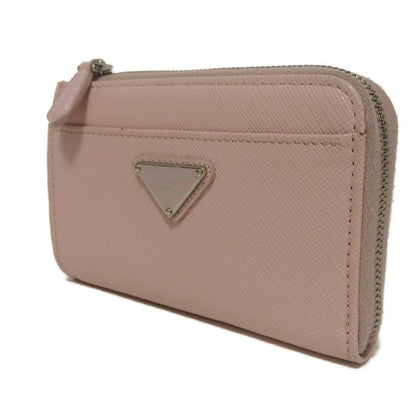 PRADA Coin case 1PP122 Safiano leather (stamped) pink Triangle logo saffiano keychain