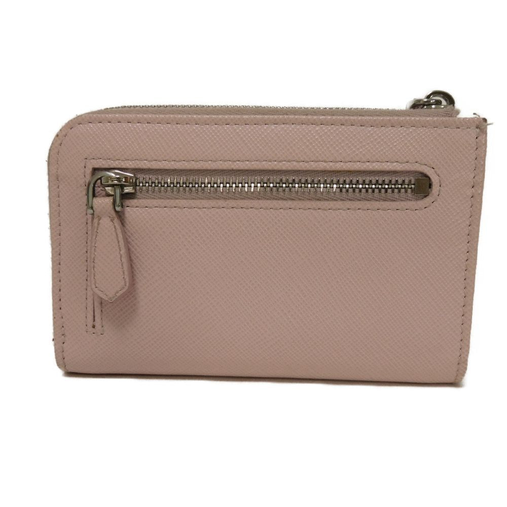 PRADA Coin case 1PP122 Safiano leather (stamped) pink Triangle logo saffiano keychain