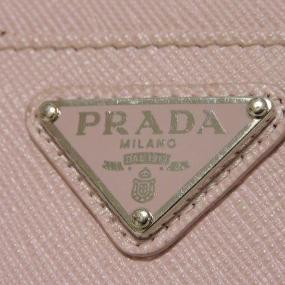 PRADA Coin case 1PP122 Safiano leather (stamped) pink Triangle logo saffiano keychain
