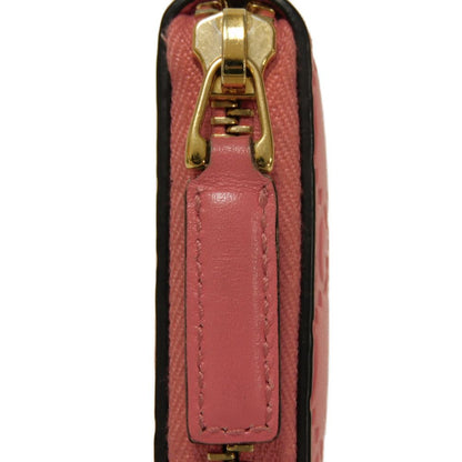 GUCCI Coin case 255452 GG striped leather pink GG Shima Guccissima coin purse