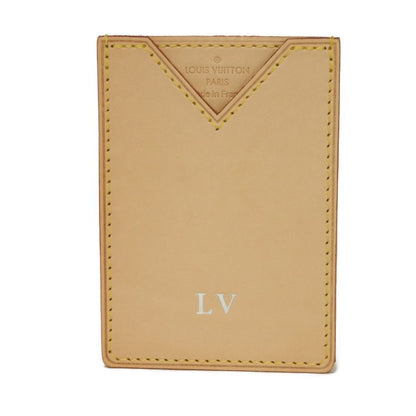 LOUIS VUITTON Card Case M62363 Natural cowhide leather natural Volez Voguez Voyagez porto cult trunk