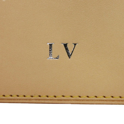 LOUIS VUITTON Card Case M62363 Natural cowhide leather natural Volez Voguez Voyagez porto cult trunk