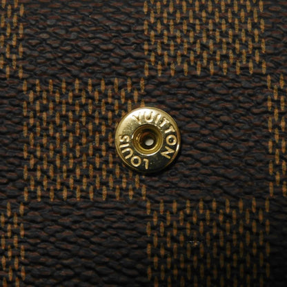 LOUIS VUITTON Key case Key holder  N62630 Damier canvas x grain leather (embossed) Ebene Damier Multicles 6