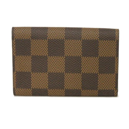 LOUIS VUITTON Key case Key holder  N62630 Damier canvas x grain leather (embossed) Ebene Damier Multicles 6
