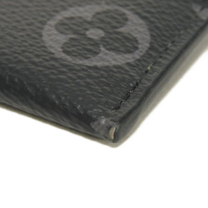 LOUIS VUITTON Card Case M62170 Monogram Eclipse Canvas x Calfskin Leather Monogram Eclipse Canvas x Calfskin Leather Monogram Eclipse Porto Cult Double
