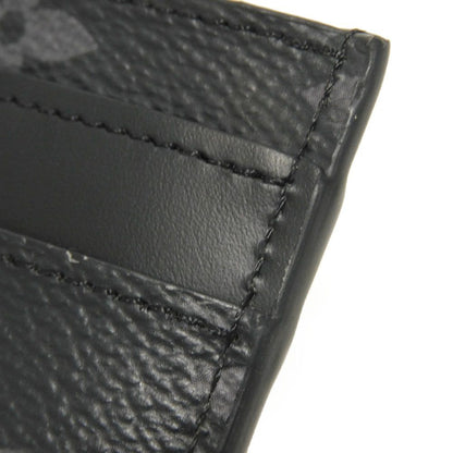 LOUIS VUITTON Card Case M62170 Monogram Eclipse Canvas x Calfskin Leather Monogram Eclipse Canvas x Calfskin Leather Monogram Eclipse Porto Cult Double