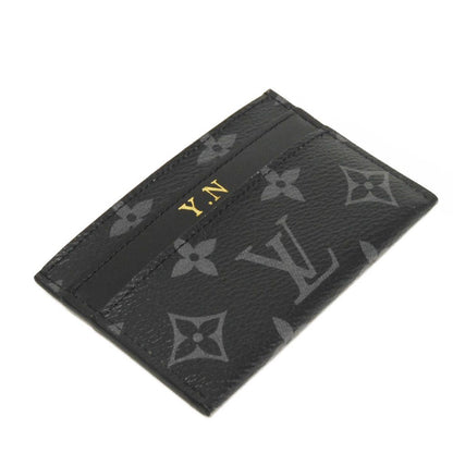 LOUIS VUITTON Card Case M62170 Monogram Eclipse Canvas x Calfskin Leather Monogram Eclipse Canvas x Calfskin Leather Monogram Eclipse Porto Cult Double