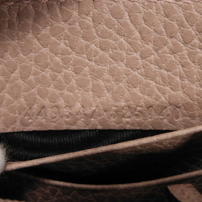 GUCCI Long Wallet Purse 449347 CAO0G 5806 Calf leather (embossed) Soft pink Interlocking G Double G zip around wallet