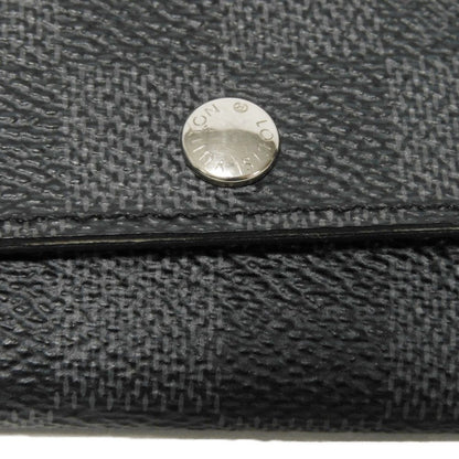 LOUIS VUITTON Key case Key holder  N62662 Damier Graffit canvas x grain leather Noir Damier Graphite Multicles 6