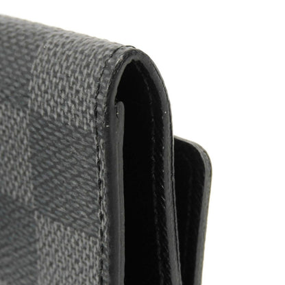 LOUIS VUITTON Key case Key holder  N62662 Damier Graffit canvas x grain leather Noir Damier Graphite Multicles 6