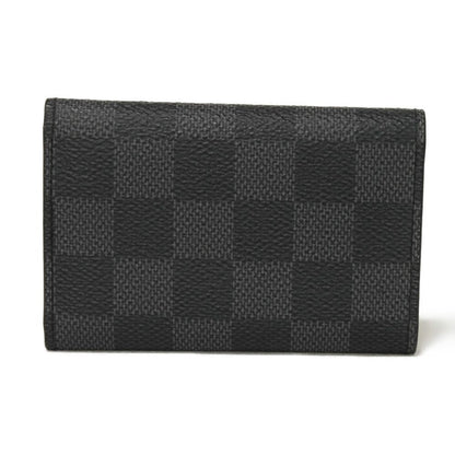 LOUIS VUITTON Key case Key holder  N62662 Damier Graffit canvas x grain leather Noir Damier Graphite Multicles 6