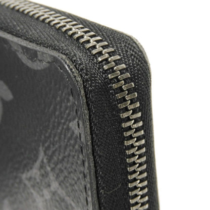 LOUIS VUITTON Coin case M81662 Monogram Eclipse canvas x grain leather Noir Monogram Eclipse Zippy Coin Purse Vertical