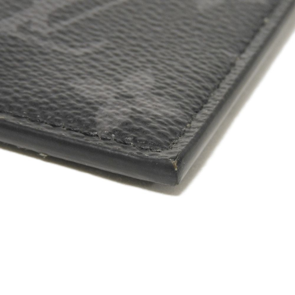 LOUIS VUITTON Coin case M80932 Monogram Eclipse Canvas (Character Print) Noir Monogram Eclipse Coin card holder