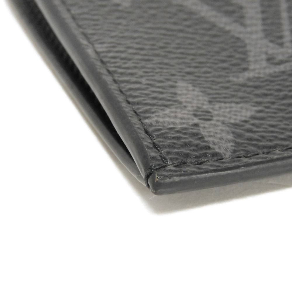 LOUIS VUITTON Coin case M80932 Monogram Eclipse Canvas (Character Print) Noir Monogram Eclipse Coin card holder