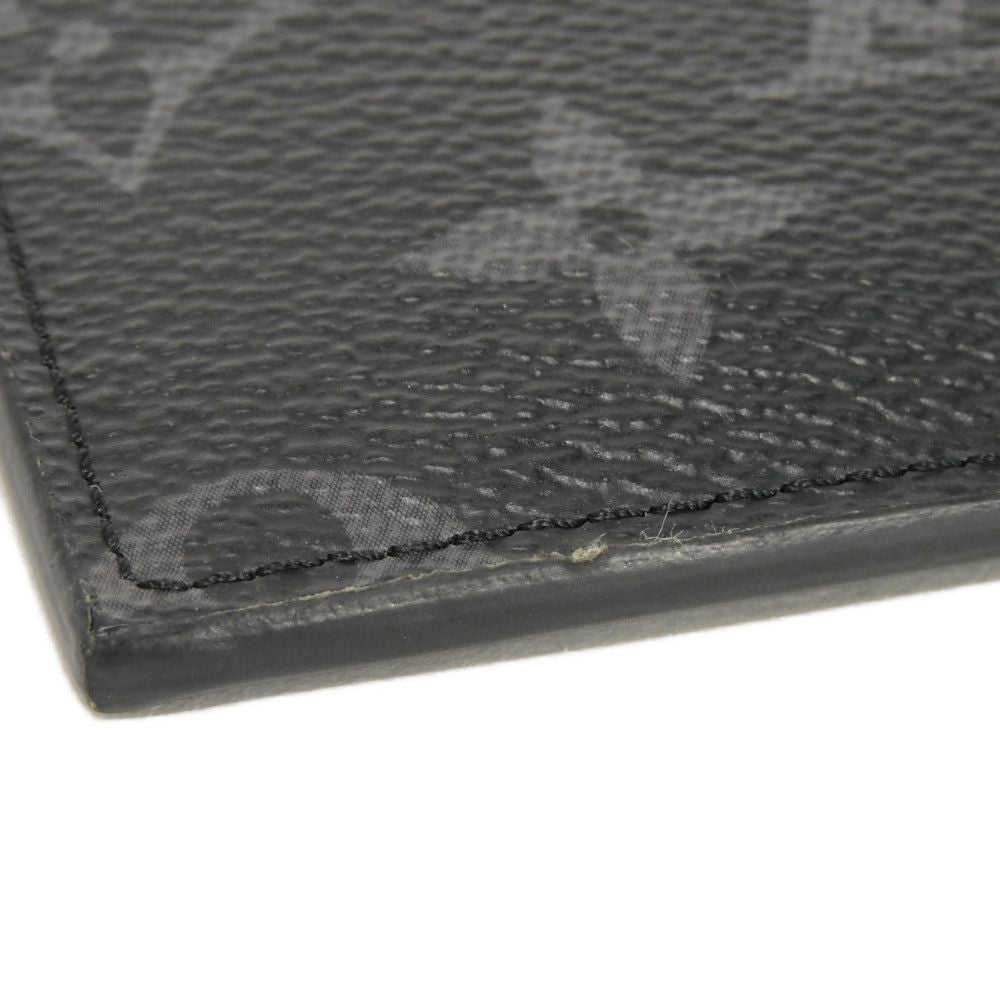 LOUIS VUITTON Coin case M80932 Monogram Eclipse Canvas (Character Print) Noir Monogram Eclipse Coin card holder
