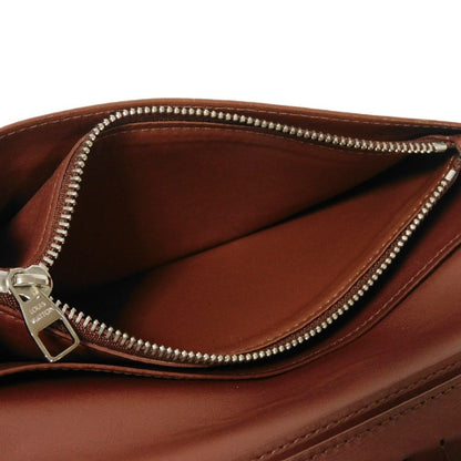 LOUIS VUITTON Long Wallet Purse M61195 Cuir Ombre Leather Akajou Cuir Ombre Portefeuille Braza