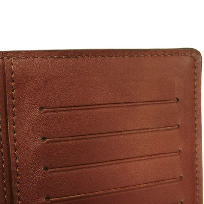 LOUIS VUITTON Long Wallet Purse M61195 Cuir Ombre Leather Akajou Cuir Ombre Portefeuille Braza