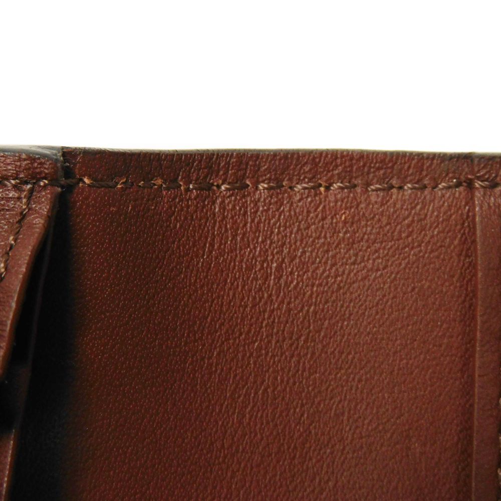 LOUIS VUITTON Long Wallet Purse M61195 Cuir Ombre Leather Akajou Cuir Ombre Portefeuille Braza