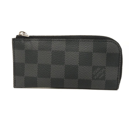 LOUIS VUITTON Coin case N61235 Damier Graphite Canvas Noir Damier Graphite Pochette cree