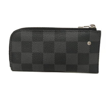LOUIS VUITTON Coin case N61235 Damier Graphite Canvas Noir Damier Graphite Pochette cree