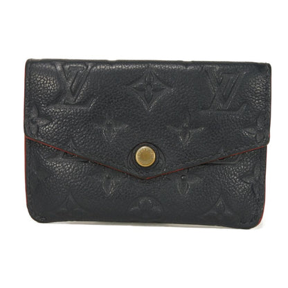 LOUIS VUITTON Coin case M62017 Implant leather (monogram embossed) Marine Rouge Monogram Unplant Pochette cree