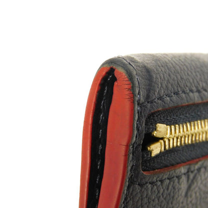 LOUIS VUITTON Coin case M62017 Implant leather (monogram embossed) Marine Rouge Monogram Unplant Pochette cree