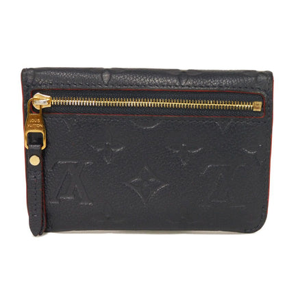 LOUIS VUITTON Coin case M62017 Implant leather (monogram embossed) Marine Rouge Monogram Unplant Pochette cree