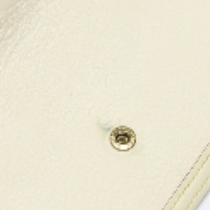 LOUIS VUITTON Long Wallet Purse M91839 Goat leather white Suhari Porto Tresol International Bron