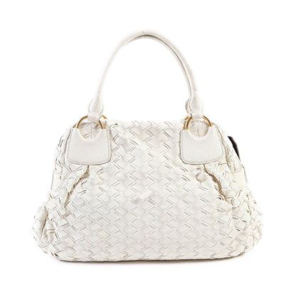 MIUMIU Handbag others white MIUMIU Mew Mew SACCA 2 MANICI Women Used Authentic