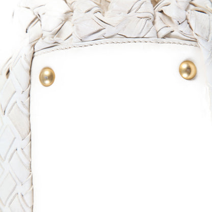 MIUMIU Handbag others white MIUMIU Mew Mew SACCA 2 MANICI Women Used Authentic