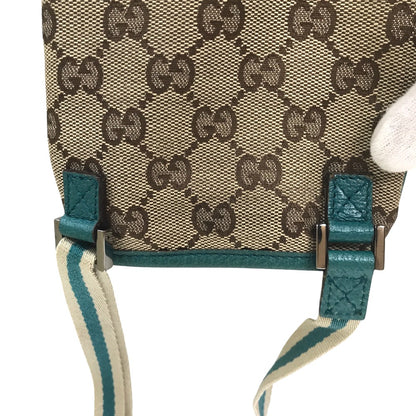 GUCCI Shoulder Bag 141863 001998 GG canvas Brown green Cross body Women(Unisex) Used Authentic