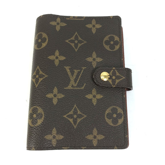 LOUIS VUITTON Notebook cover R20005 Monogram canvas Brown Monogram Agenda PM