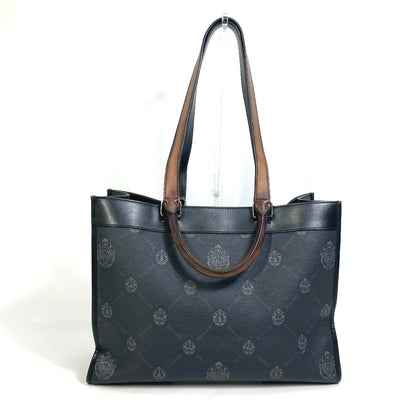 Berluti Tote Bag Canvas / leather black Ulysse Small mens Used Authentic