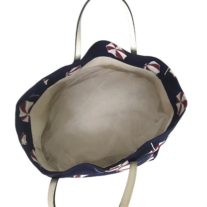 GUCCI Tote Bag 284721 000926 canvas Navy Handbag Kids Line Umbrella