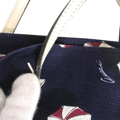 GUCCI Tote Bag 284721 000926 canvas Navy Handbag Kids Line Umbrella