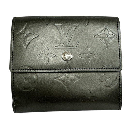 LOUIS VUITTON Bifold Wallet M65112 Monogram mat Noir Monogram Porte Monnaie Billets Cartes Credit