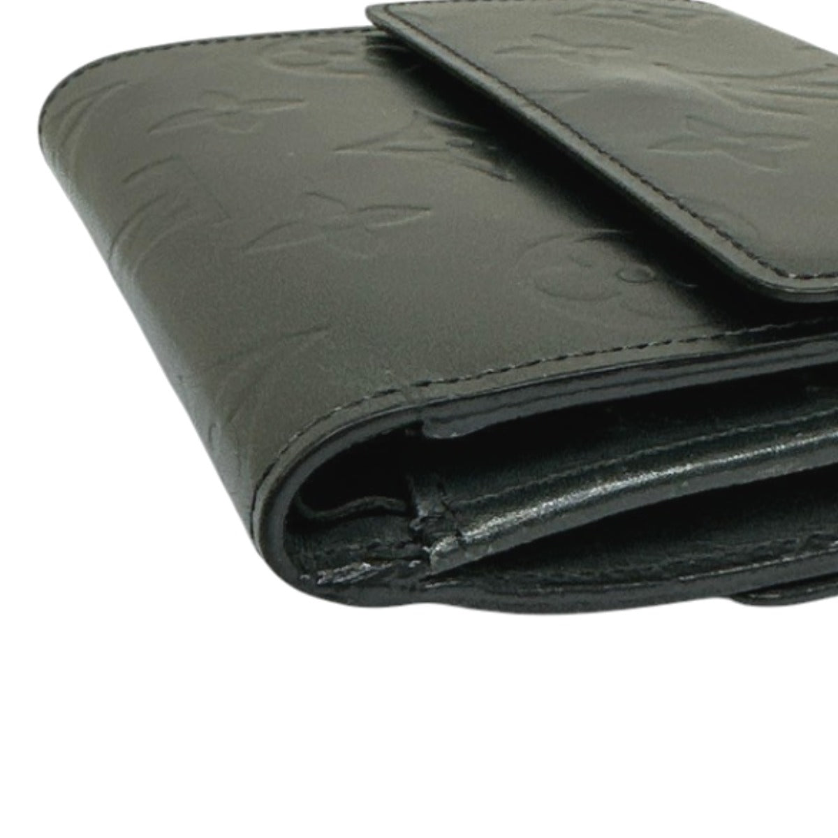 LOUIS VUITTON Bifold Wallet M65112 Monogram mat Noir Monogram Porte Monnaie Billets Cartes Credit
