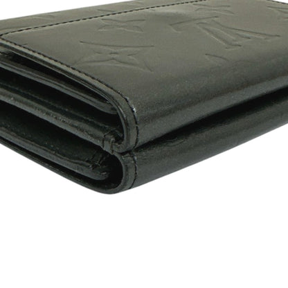 LOUIS VUITTON Bifold Wallet M65112 Monogram mat Noir Monogram Porte Monnaie Billets Cartes Credit