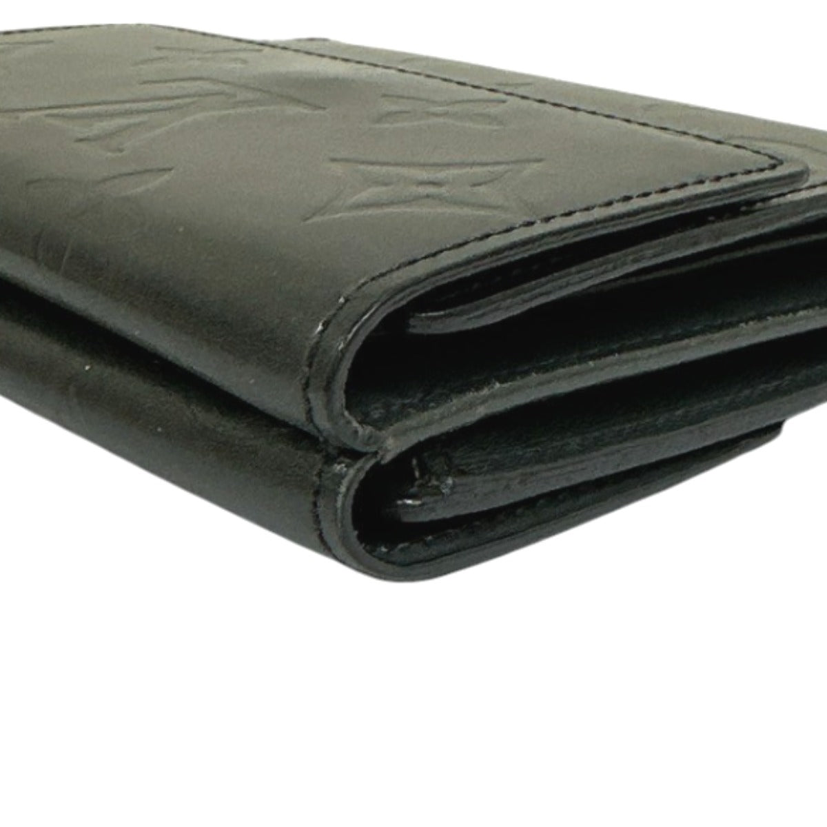 LOUIS VUITTON Bifold Wallet M65112 Monogram mat Noir Monogram Porte Monnaie Billets Cartes Credit