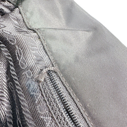 PRADA Handbag BR0977 Nylon khaki Logo embroidery