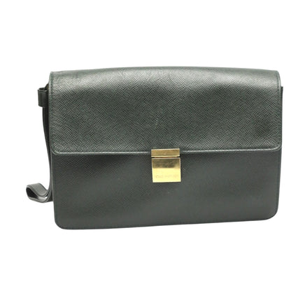 LOUIS VUITTON business bag M30776 Taiga green Taiga Porto Doquán