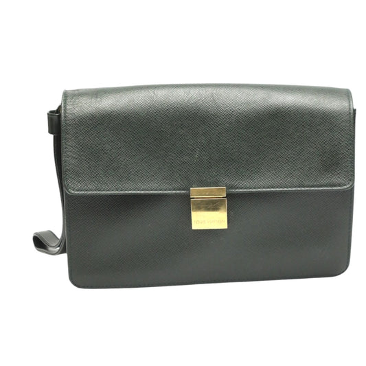 LOUIS VUITTON business bag M30776 Taiga green Taiga Porto Doquán